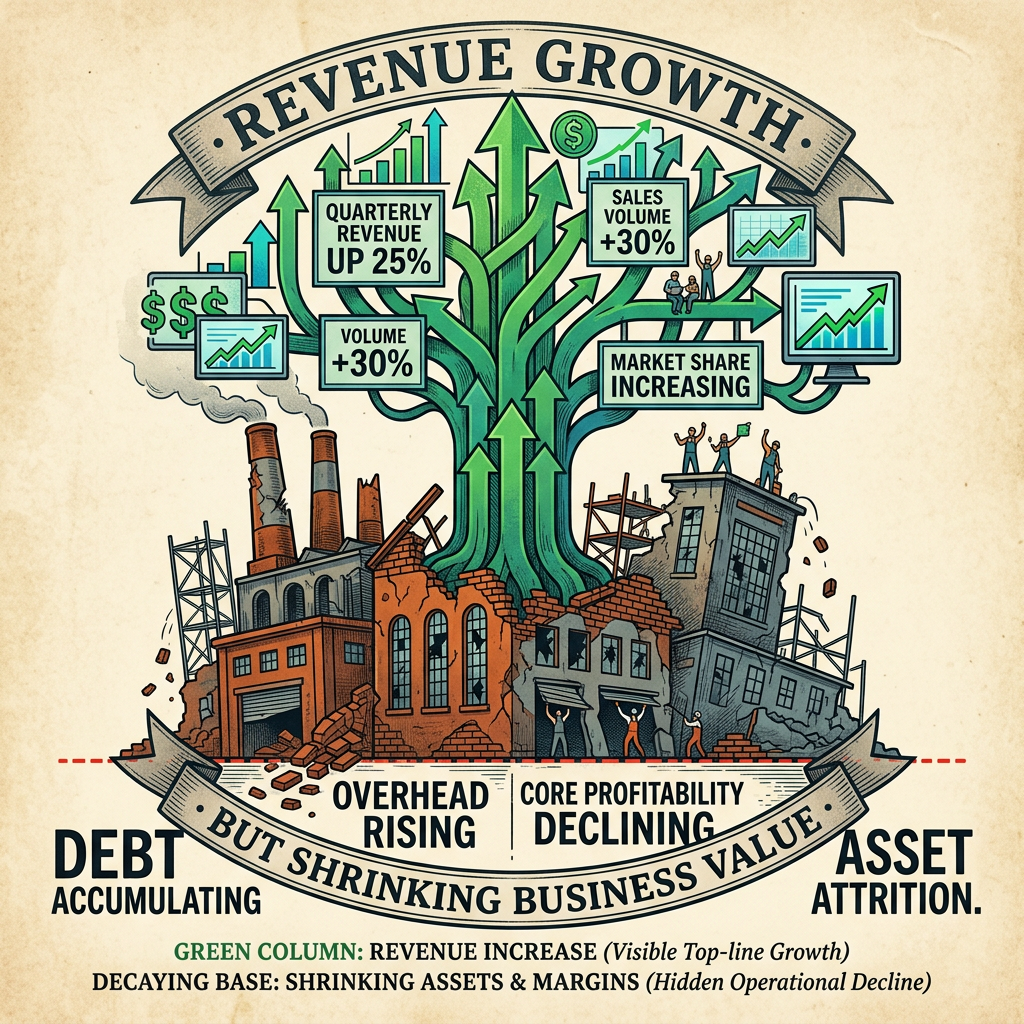 BUSINESS | Revenue growth doesn’t necessarily create value.