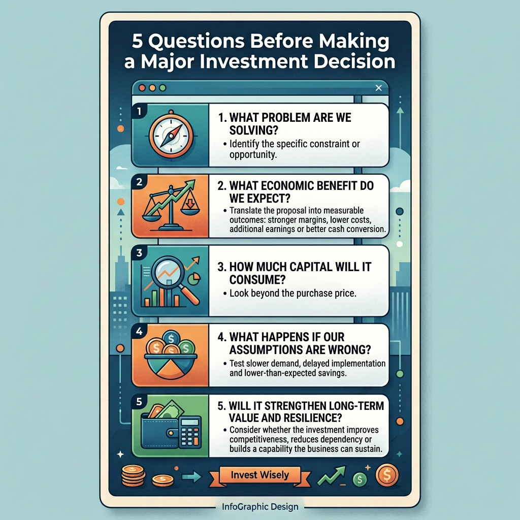BUSINESS | Five Questions Before Making a Major Investment Decision